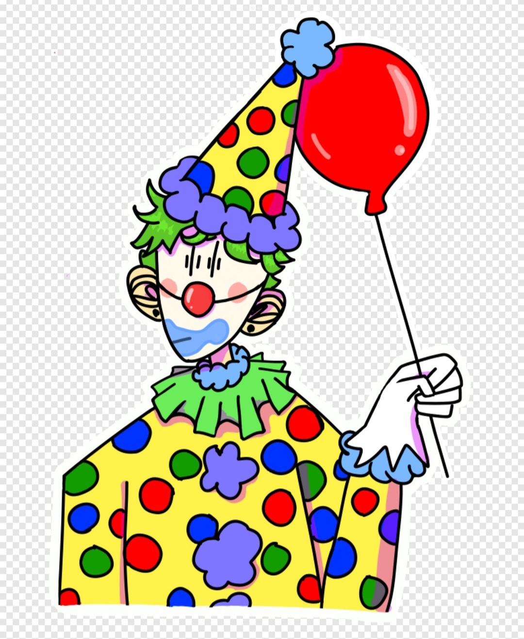 Digital Painting – Clown