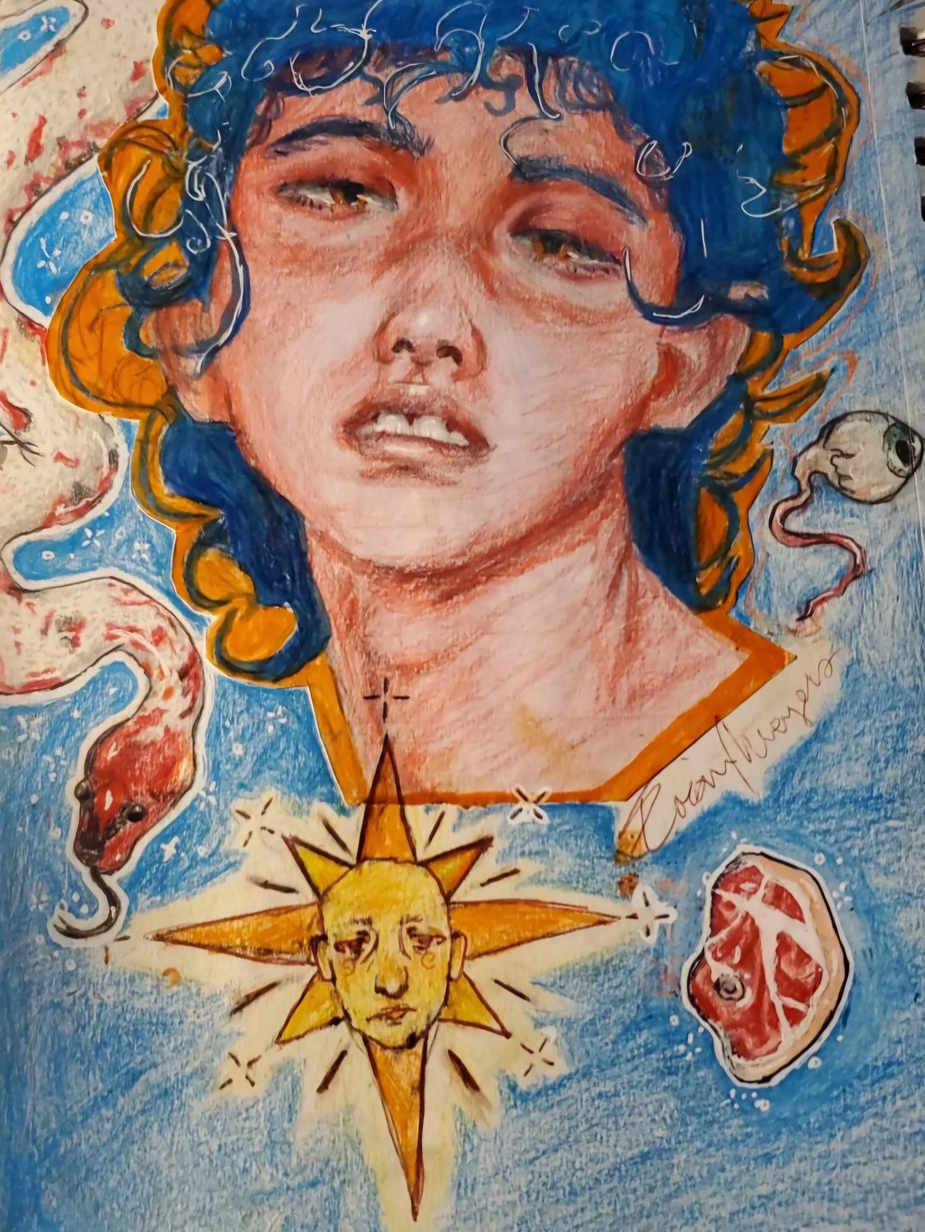 Sketchbook Page – Colored Pencil